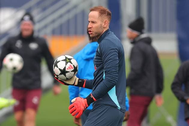 RB Leipzig Training 1. Bundesliga Leipzig, 04.11.2024, Trainingszentrum am Cottaweg, Saison 2024 2025, Fußball, Männer, 1. Bundesliga , RB Leipzig Training , Im Bild: Torwart Peter Gulacsi ,