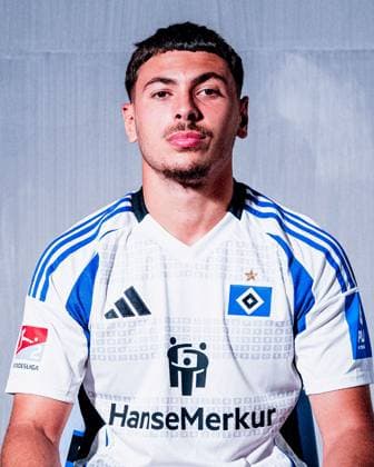 William Mikelbrencis (Hamburger SV) Porträttermin Saison 2024 2025, Herren, 2.BL, HSV, Hamburg,