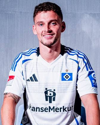 Moritz Heyer (Hamburger SV) Porträttermin Saison 2024 2025, Herren, 2.BL, HSV, Hamburg,