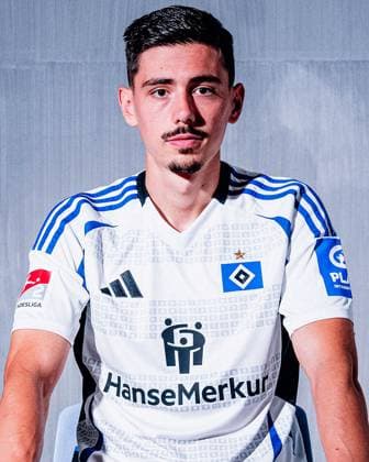 Dennis Hadzikadunic (Hamburger SV) Porträttermin Saison 2024 2025, Herren, 2.BL, HSV, Hamburg, *** Dennis Hadzikadunic Hamburger SV portrait appointment season 2024 2025, Men, 2 BL, HSV, Hamburg,