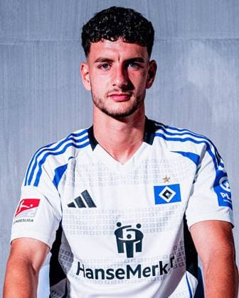 Daniel Elfadli (Hamburger SV) Porträttermin Saison 2024 2025, Herren, 2.BL, HSV, Hamburg,