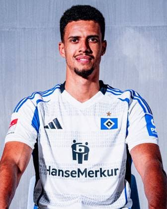 Robert Glatzel (Hamburger SV) Porträttermin Saison 2024 2025, Herren, 2.BL, HSV, Hamburg,