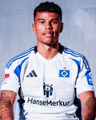 Ransford-Yeboah Königsdörffer Hamburger SV) Porträttermin Saison 2024 2025, Herren, 2.BL, HSV, Hamburg,