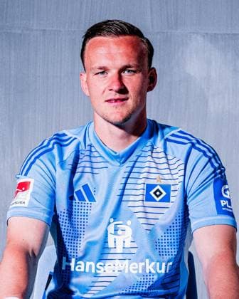 Tom Mickel (Hamburger SV) Porträttermin Saison 2024 2025, Herren, 2.BL, HSV, Hamburg,