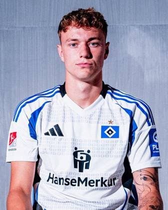 Adam Karabec (Hamburger SV) Porträttermin Saison 2024 2025, Herren, 2.BL, HSV, Hamburg,