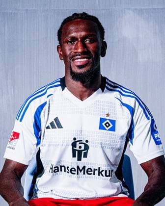 Bakery Jatta (Hamburger SV) Porträttermin Saison 2024 2025, Herren, 2.BL, HSV, Hamburg,