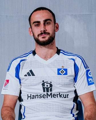 Lucas Perrin ((Hamburger SV) Porträttermin Saison 2024 2025, Herren, 2.BL, HSV, Hamburg,
