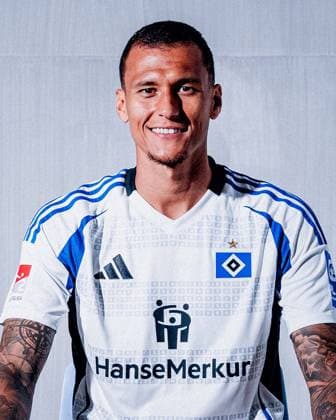 Davie Selke (Hamburger SV) Porträttermin Saison 2024 2025, Herren, 2.BL, HSV, Hamburg,