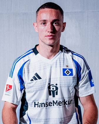 Silvan Hefti (Hamburger SV) Porträttermin Saison 2024 2025, Herren, 2.BL, HSV, Hamburg,