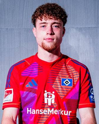Hannes Hermann (Hamburger SV) Porträttermin Saison 2024 2025, Herren, 2.BL, HSV, Hamburg,