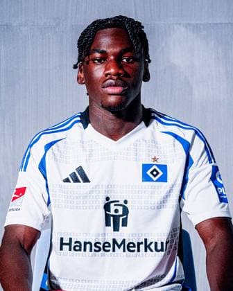 Fabio Balde (Hamburger SV) Porträttermin Saison 2024 2025, Herren, 2.BL, HSV, Hamburg,