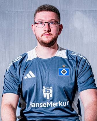 Spielanalyst Eduard Riesen (Hamburger SV) Porträttermin Saison 2024 2025, Herren, 2.BL, HSV, Hamburg,