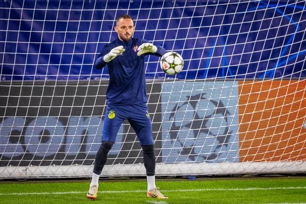 SLOVAN BRATISLAVA - GNK DINAMO ZAGREB Player of Dinamo Zagreb Danijel Zagorac during team practice ahead of league phase of UEFA Champions League football match between SK Slovan Bratislava and GNK Dinamo Zagreb. Bratislava, Slovakia, November 04, 2024. PUBLICATION NOT IN SLOVAKIA Copyright: xx 080A7262