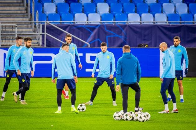 SLOVAN BRATISLAVA - GNK DINAMO ZAGREB Player of Dinamo Zagreb Martin Baturina during team practice ahead of league phase of UEFA Champions League football match between SK Slovan Bratislava and GNK Dinamo Zagreb. Bratislava, Slovakia, November 04, 2024. PUBLICATION NOT IN SLOVAKIA Copyright: xx 080A7552