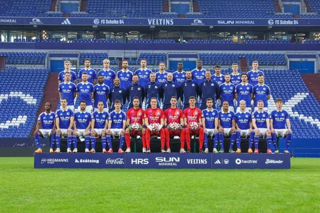 04.11.2024, Fussball, Saison 2024 2025, 2. Bundesliga, Porträttermin FC Schalke 04, Gelsenkirchen Veltins Arena NRW Deutschland xRHR-FOTOx Copyright: RHR-FOTOx RHR-FOTO