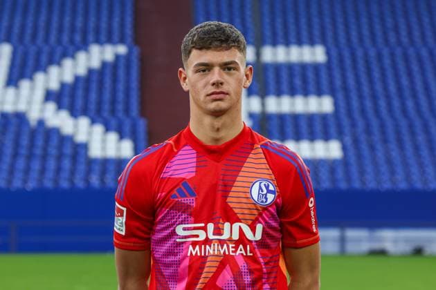 04.11.2024, Fussball, Saison 2024 2025, 2. Bundesliga, Porträttermin FC Schalke 04, Luca Podlech (FC Schalke 04) Gelsenkirchen Veltins Arena NRW Deutschland xRHR-FOTOx Copyright: RHR-FOTOx RHR-FOTO