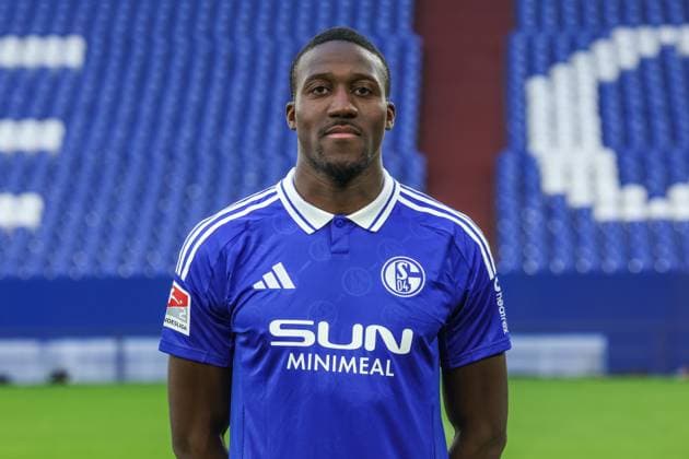 04.11.2024, Fussball, Saison 2024 2025, 2. Bundesliga, Porträttermin FC Schalke 04, Bryan Lasme (FC Schalke 04) Gelsenkirchen Veltins Arena NRW Deutschland xRHR-FOTOx Copyright: RHR-FOTOx RHR-FOTO