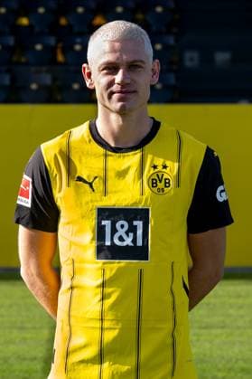 Borussia Dortmund; 1. BL, Porträttermin 2024 2025 Julian Ryerson; Borussia Dortmund; 1. BL, Porträttermin 2024 2025 Foto: Borussia Dortmund Hendrik Deckers via Revierfoto Borussia Dortmund; 1. BL, Porträttermin 2024 2025
