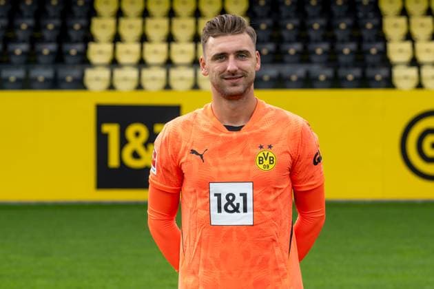 Borussia Dortmund; 1. BL, Porträttermin 2024 2025 Marcel Lotka; Borussia Dortmund; 1. BL, Porträttermin 2024 2025 Foto: Borussia Dortmund Hendrik Deckers via Revierfoto Borussia Dortmund; 1. BL, Porträttermin 2024 2025