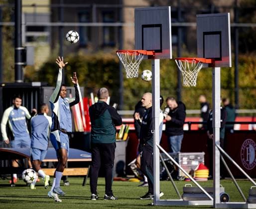 ROTTERDAM - Jeyland Mitchell of Feyenoord during a training session at training complex 1908 prior to the Champions League match against FC Red Bull Salzburg. ANP ROBIN VAN LONKHUIJSEN xVIxANPxSportx xxANPxIVx 512739676 originalFilename: 512739676.jpg