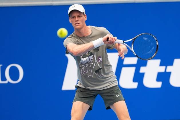 Jannik Sinner trains at the Sporting, where training courts are set up in Turin, Italy, where the ATP, Tennis Herren Finals will begin on Sunday, Nov. 10 - News - Sunday, November 1, 2024.  Copyright: xMarcoxAlpozzi LaPressex