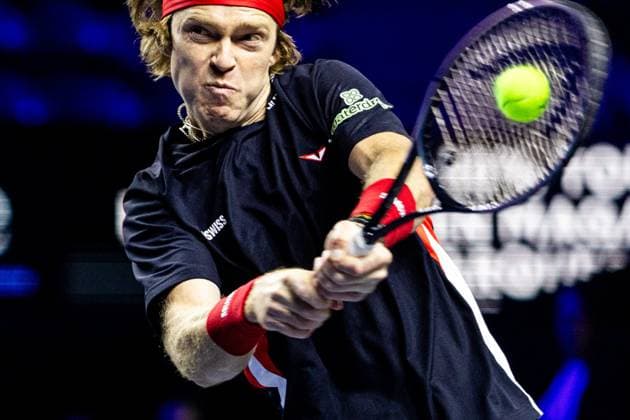 Moselle Open : Andrey Rublev PHOTOPQR LE REPUBLICAIN LORRAIN Hugo AZMANI ; Metz ; 05 11 2024 ; Moselle Open : Andrey Rublev Metz Moselle Lorraine France  Copyright: xPHOTOPQR LExREPUBLICAINxLORRAIN xHugoxAZMANIx 20241105RBL9818 20241105RBL9818