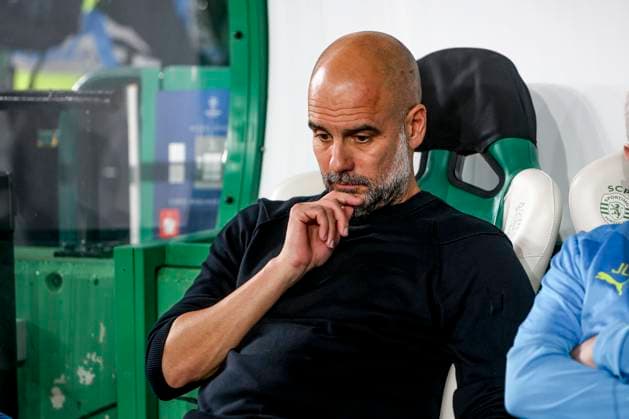 Pep Guardiola head coach of Manchester City during the UEFA Champions League 2024 25 League Phase MD4 match between Sporting Clube de Portugal and Manchester City at Estadio Jose Alvalade on November 05, 2024 in Lisbon, Portugal. UEFA Champions League - Sporting CP vs Manchester City (Valter Gouveia SPP) Copyright: xValterxGouveia SPPx spp-en-VaGo-VG_L0782