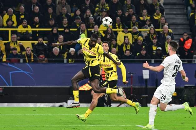 Serhou Guirassy 9 (Borussia Dortmund), Borussia Dortmund vs. SK Sturm Graz, Fussball, Champions League, 1 4. Spieltag, 05.11.2024 Dortmund Nordrhein-Westfalen Deutschland