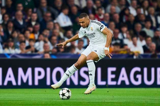 ESP: Real Madrid v AC Milan. UEFA Champions League. Date 4. 05 11 2024 Kylian Mbappe of Real Madrid CF during the UEFA Champions League match between Real Madrid and AC Milan played at Santiago Bernabeu Stadium on November 5, 2024 in Madrid, Spain. kpng Copyright: xCesarxCebollax xPRESSINPHOTOx PS_241105_036
