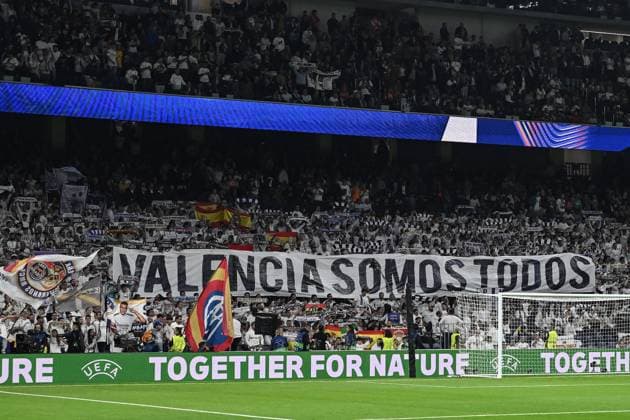 Sport Themen der Woche KW45 Sport Bilder des Tages Db Madrid 05 11 2024 - Champions League Real Madrid-Milan foto Daniele Buffa Image nella foto: tifosi Real Madrid 
