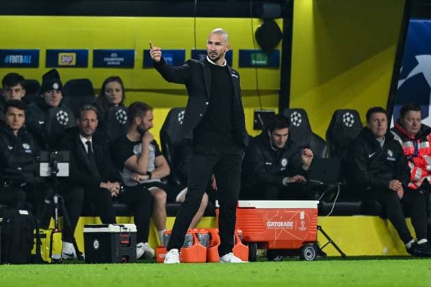 05.11.2024, Fussball, Champions League, 4. Spieltag, Saison 2024 2025, Borussia Dortmund - Sturm Graz, Trainer Christian Ilzer (Sturm Graz) xRHR-FOTO TKx Copyright: RHR-FOTOx RHR-FOTO TK