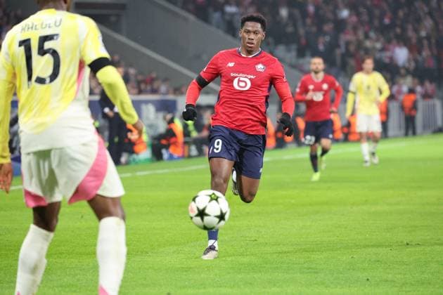 Jonathan DAVID (LOSC Lille) lors du match LOSC Lille vs Juventus FC, Ligue des Champions, Decathlon Arena stade Pierre Mauroy Villeneuve d Ascq, le 5 novembre 2024 - photo Laurent Sanson Panoramic FOOTBALL : LOSC Lille vs Juventus FC - Ligue des Champions - 05 11 2024 LaurentSanson Panoramic 