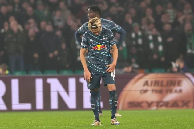 Sport Bilder des Tages Celtic Glasgow - RB Leipzig Champions League Glasgow, 05.11.2024, Celtic Park, Fussball, UEFA Champions League, 4. Spieltag , Celtic Glasgow vs. RB Leipzig , Im Bild: Kevin Kampl (44, RB Leipzig) enttäuscht , Only editorial use! Foto nur zur redaktionellen Nutzung bestimmt! , UEFA regulations prohibit any use of photographs as image sequences and or quasi-video ,