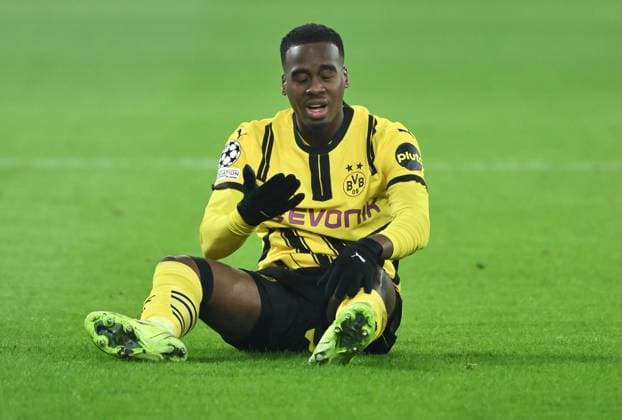 Jamie Gittens (Borussia Dortmund) 05.11.2024, Fussball UEFA Champions League 2024 25, 4. Spieltag Borussia Dortmund - SK Sturm Graz 1:0 Dortmund Signal Iduna Park Nordrhein Westfalen Deutschland