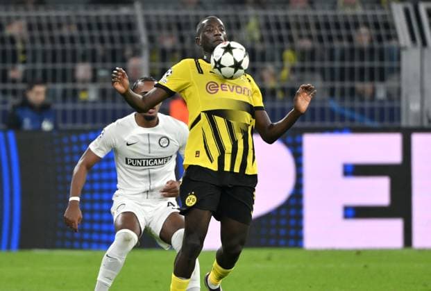 Serhou Guirassy (Borussia Dortmund) 05.11.2024, Fussball UEFA Champions League 2024 25, 4. Spieltag Borussia Dortmund - SK Sturm Graz 1:0 Dortmund Signal Iduna Park Nordrhein Westfalen Deutschland