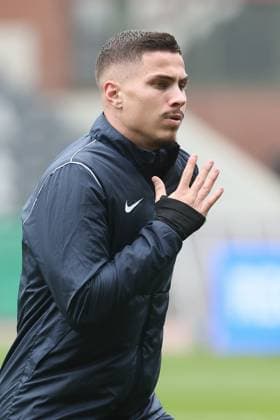 Union s Franjo Ivanovic pictured during a training session of Belgian soccer team Royale Union Saint-Gilloise in Brussels, on Wednesday 06 November 2024. The team prepares for tomorrow s match against Italian team AS Roma, in the fourth day (out of 8) of the League phase of the UEFA Europa League tournament. BRUNOxFAHY  x104705403x