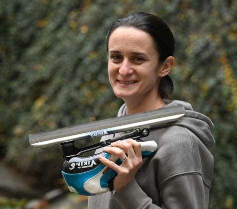 Czech Speed skater Martina Sablikova poses during a pre-season press conference, PK, Pressekonferenz in Prague, Czech Republic, on November 6, 2024. (CTKxPhoto MichalxKrumphanzl) CTKPhotoP2024110607396  CTKPhotoP2024110607396