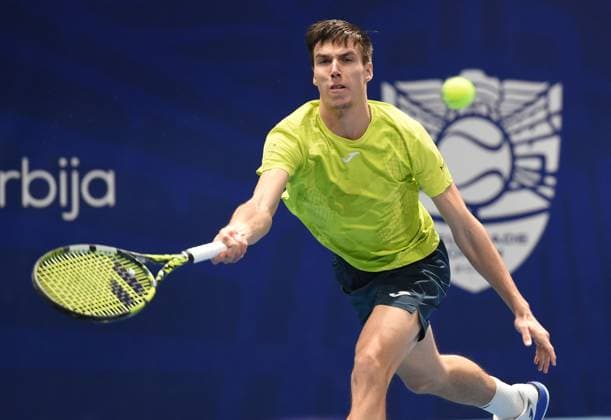 DUSAN LAJOVIC vs FABIAN MAROZSAN FABIAN MAROZSAN, tennis player of Hungary, at Belgrade Open ATP, Tennis Herren match, ageinst DUSAN LAJOVIC Serbia, at Belgrade arena. Belgrade, 06.11.2024. foto: Nebojsa Parausic MN Press TENNIS, BELGRADE OPEN, ATP Belgrade Belgrade Arena Serbia Copyright: xNebojsaxParausicx xMNxPressx