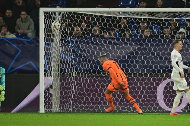Sport Bilder des Tages Tor zum 1:1 durch Oleksandr Zubkov ( Donezk ), Schachtar Donezk vs. Young Boys Bern Fussball, Champions League, 4. Spieltag, 06.11.2024 Gelsenkirchen Nordrhein-Westfalen Deutschland