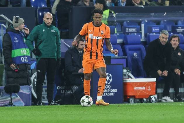 Fussball, UEFA Champions League Saison 2024 2025 Ligaphase 4.Spieltag FC Shakhtar Donetsk - BSC Young Boys 06.11.2024, Arena AufSchalke +b37+ Gelsenkirchen Arena AufSchalke VELTINS-Arena Nordrhein-Westfahlen Deutschland