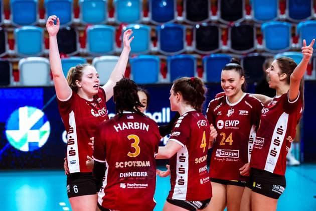 CEV Challenge Cup SC Potsdam - ZOK UB; 06.11.2024 CEV Challenge Cup SC Potsdam - ZOK UB Copyright: xBEAUTIFULxSPORTS NicolxMarschallx