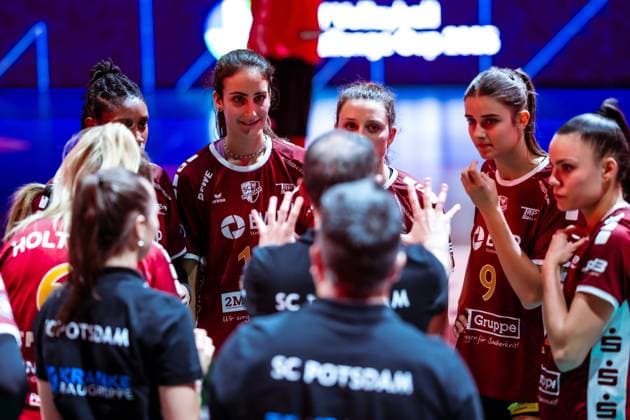 CEV Challenge Cup SC Potsdam - ZOK UB; 06.11.2024 CEV Challenge Cup SC Potsdam - ZOK UB Copyright: xBEAUTIFULxSPORTS NicolxMarschallx