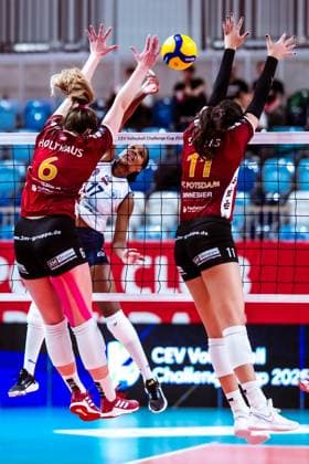 CEV Challenge Cup SC Potsdam - ZOK UB; 06.11.2024 CEV Challenge Cup SC Potsdam - ZOK UB Copyright: xBEAUTIFULxSPORTS NicolxMarschallx