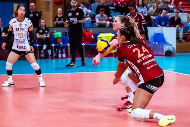 CEV Challenge Cup SC Potsdam - ZOK UB; 06.11.2024 CEV Challenge Cup SC Potsdam - ZOK UB Copyright: xBEAUTIFULxSPORTS NicolxMarschallx