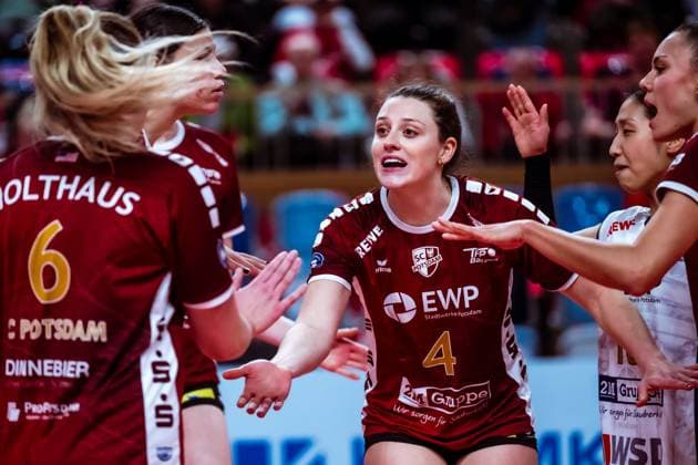 CEV Challenge Cup SC Potsdam - ZOK UB; 06.11.2024 CEV Challenge Cup SC Potsdam - ZOK UB Copyright: xBEAUTIFULxSPORTS NicolxMarschallx