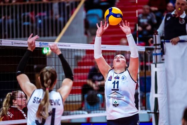 CEV Challenge Cup SC Potsdam - ZOK UB; 06.11.2024 CEV Challenge Cup SC Potsdam - ZOK UB Copyright: xBEAUTIFULxSPORTS NicolxMarschallx