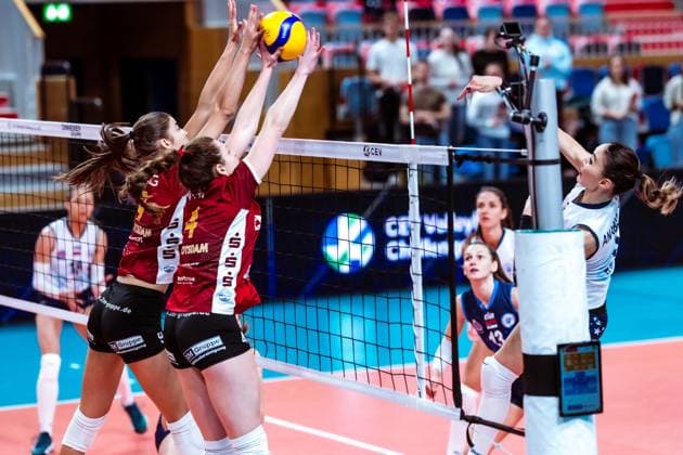 CEV Challenge Cup SC Potsdam - ZOK UB; 06.11.2024 CEV Challenge Cup SC Potsdam - ZOK UB Copyright: xBEAUTIFULxSPORTS NicolxMarschallx