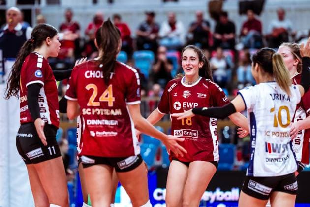 CEV Challenge Cup SC Potsdam - ZOK UB; 06.11.2024 CEV Challenge Cup SC Potsdam - ZOK UB Copyright: xBEAUTIFULxSPORTS NicolxMarschallx
