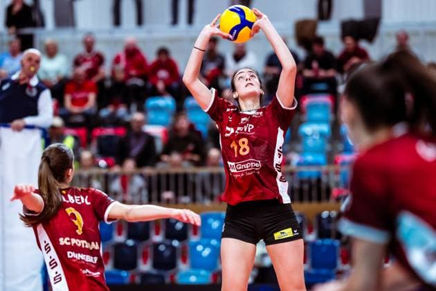 CEV Challenge Cup SC Potsdam - ZOK UB; 06.11.2024 CEV Challenge Cup SC Potsdam - ZOK UB Copyright: xBEAUTIFULxSPORTS NicolxMarschallx