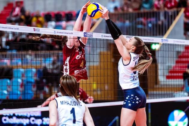 CEV Challenge Cup SC Potsdam - ZOK UB; 06.11.2024 CEV Challenge Cup SC Potsdam - ZOK UB Copyright: xBEAUTIFULxSPORTS NicolxMarschallx